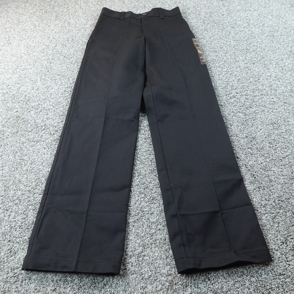 NEW Dickies Pants Mens 28X32 Black Skateboarding Chino Flat Front Straight Skate
